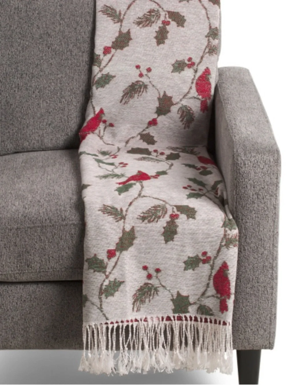 Martha Stewart Cardinal Woven Throw